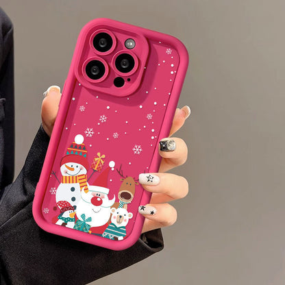 Frosted Santa Claus Shockproof Case