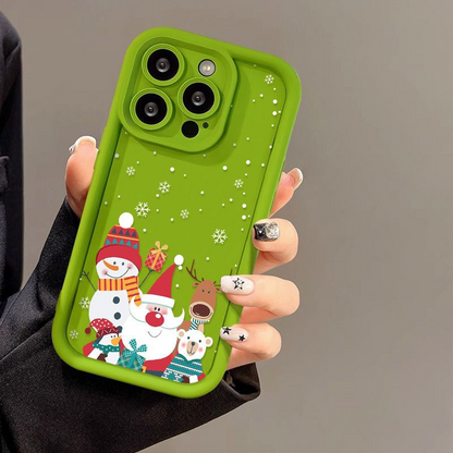 Frosted Santa Claus Shockproof Case