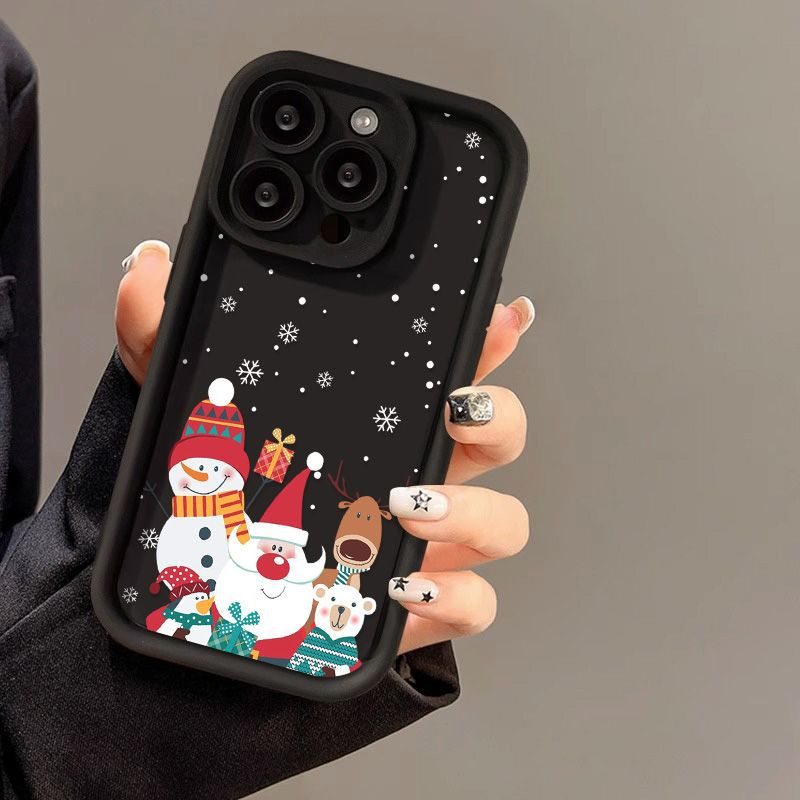 Frosted Santa Claus Shockproof Case