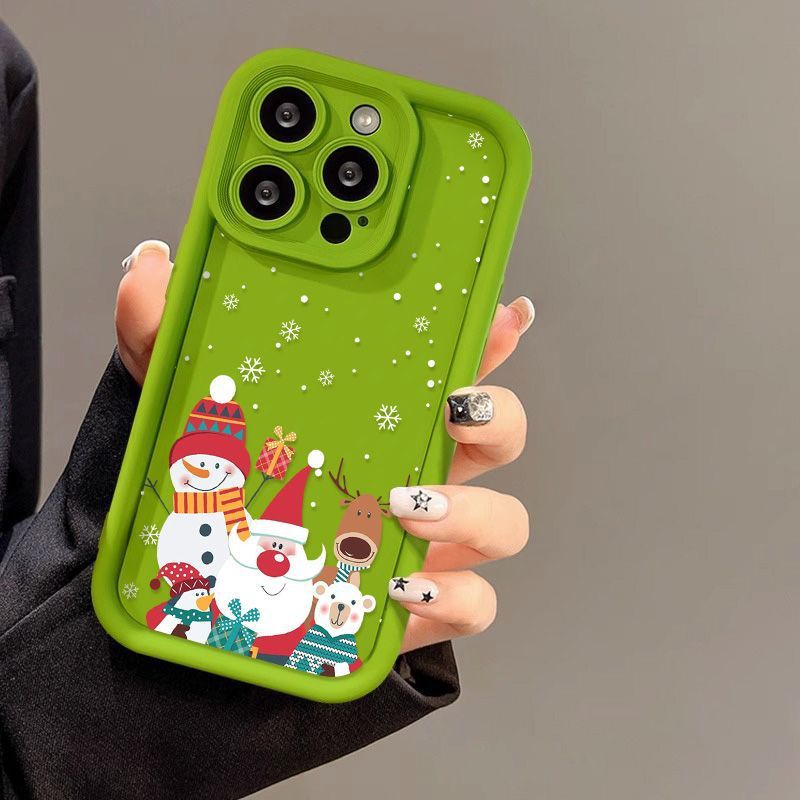 Frosted Santa Claus Shockproof Case