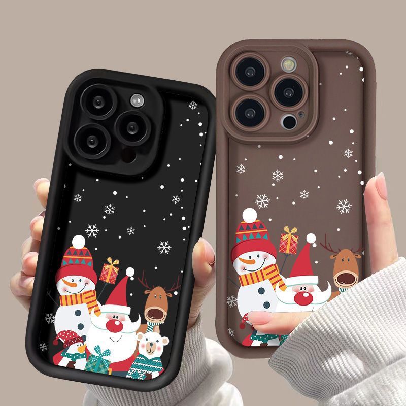 Frosted Santa Claus Shockproof Case