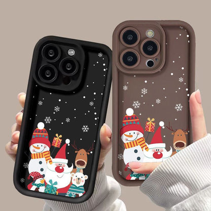 Frosted Santa Claus Shockproof Case