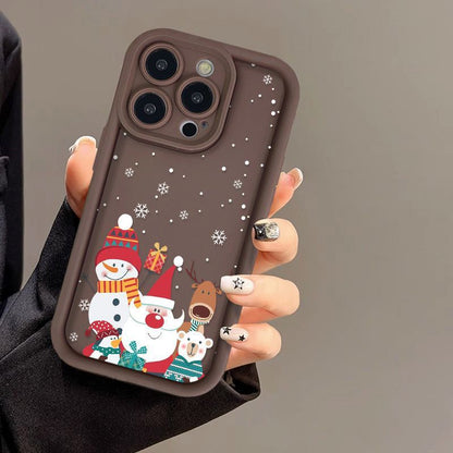 Frosted Santa Claus Shockproof Case